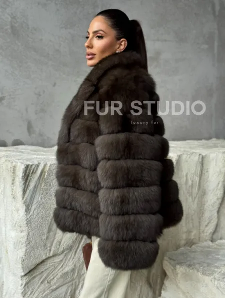 Шуба под соболя - короткая - фото 6