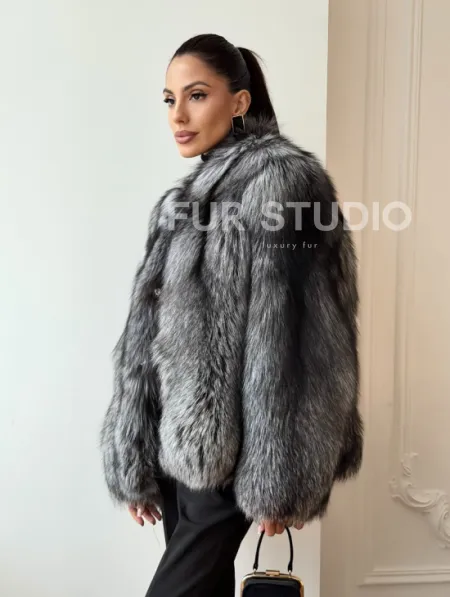 Шуба из чернобурки - фото 7