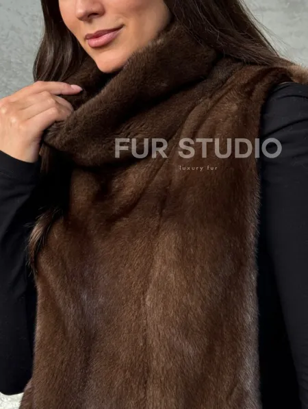 Манишка для женщин - норковая - фото 1