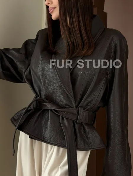 Куртка из натуральной кожи PREMIUM COLLECTION - фото 1