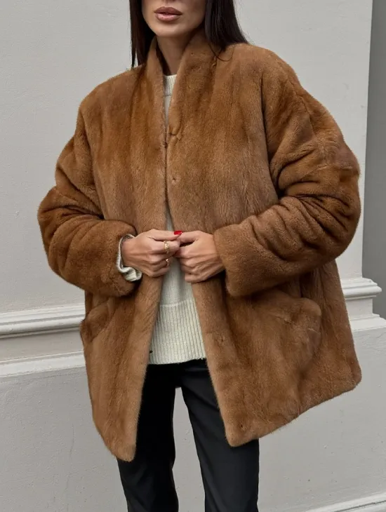 Шуба из меха норки NAFA  