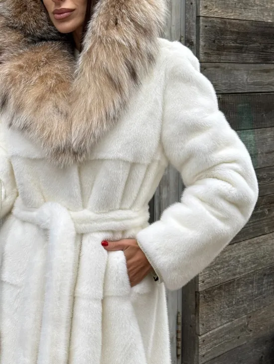 Шуба Халат из норки 