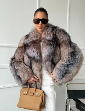 Полушубок из чернобурки - фото 8