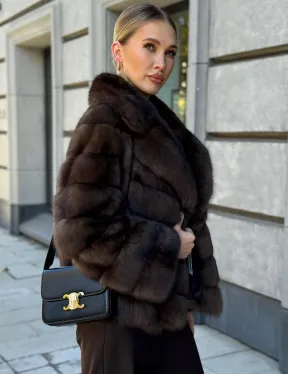 Полушубок из соболя - фото 5