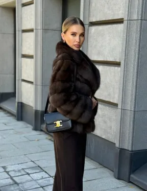 Полушубок из соболя - фото 15