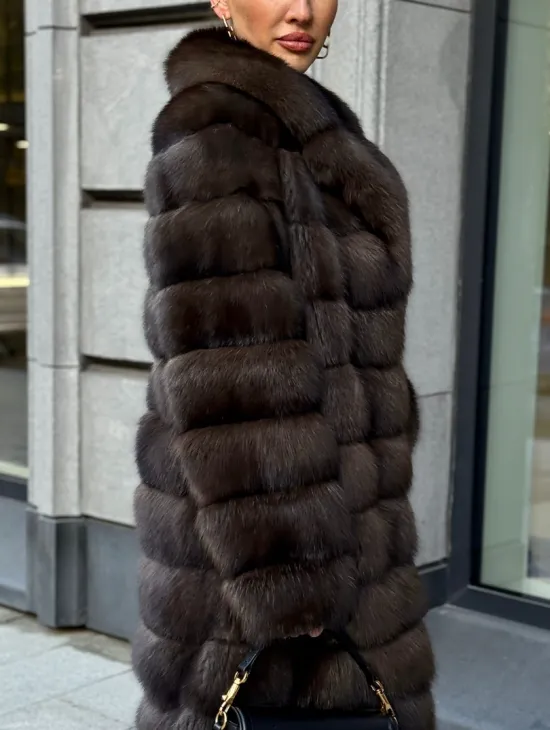 Шуба из соболиного меха - фото 3