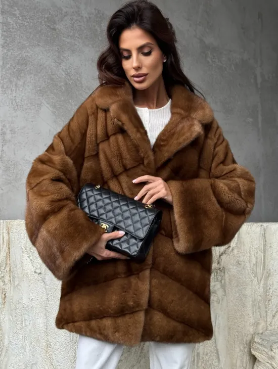 Полушубок норковый - автоледи - фото 4