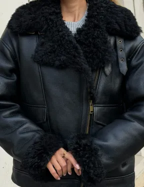 Дубленка авиатор зимняя - фото 2