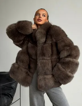 Шуба песцовая под соболь - фото 10