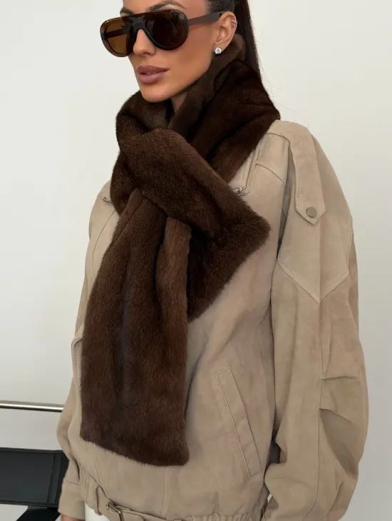 Шарф из меха норки - фото 4