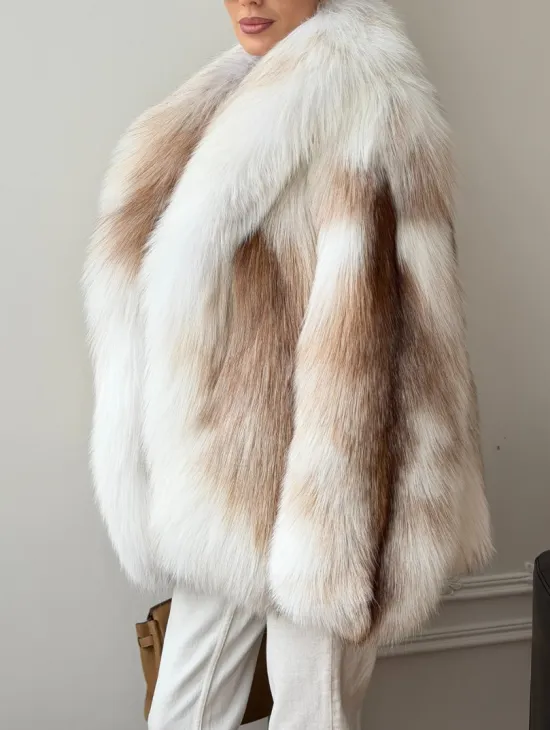 Шуба из меха Marble fox PREMIUM COLLECTION - фото 3