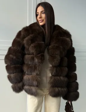Полушубок из песца 