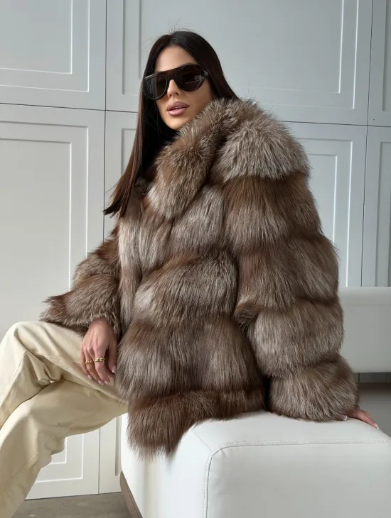 Полушубок из финской лисы - фото 10