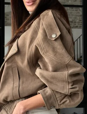 Куртка - бомбер весенняя оверсайз - фото 4