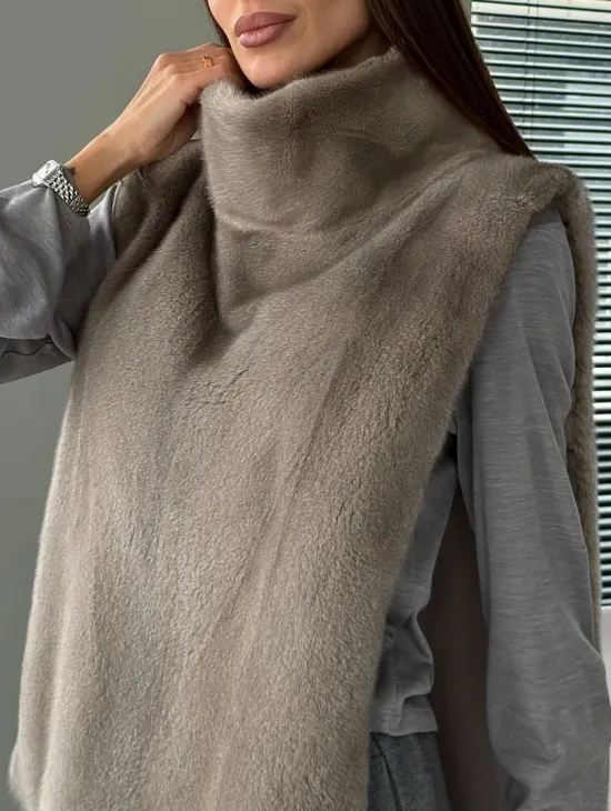 Норковая манишка «весна 2026» - фото 2