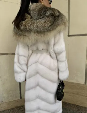 Норка кимоно с капюшоном рысь - фото 3